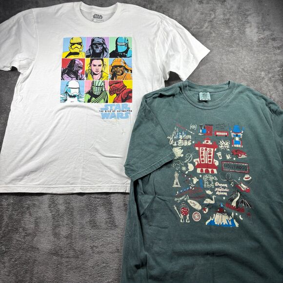 HUGE Lot Disney Vacation T-Shirts Vacation Star Wars Christmas Unisex XL I198 - Picture 2 of 11